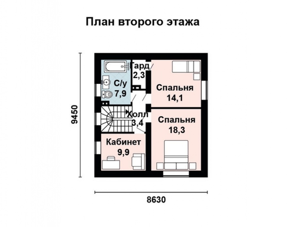 Проект дома Проект дома AS-2170 - Фото 6