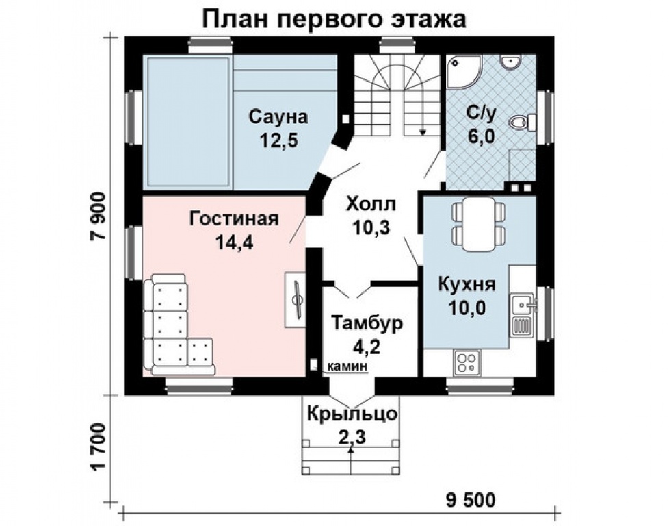 Проект дома Проект дома AS-2253 - Фото 5